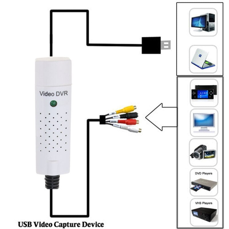 USB 2.0 to RCA Cable Adapter Converter USB 2.0 to RCA Cable Adapter Converter